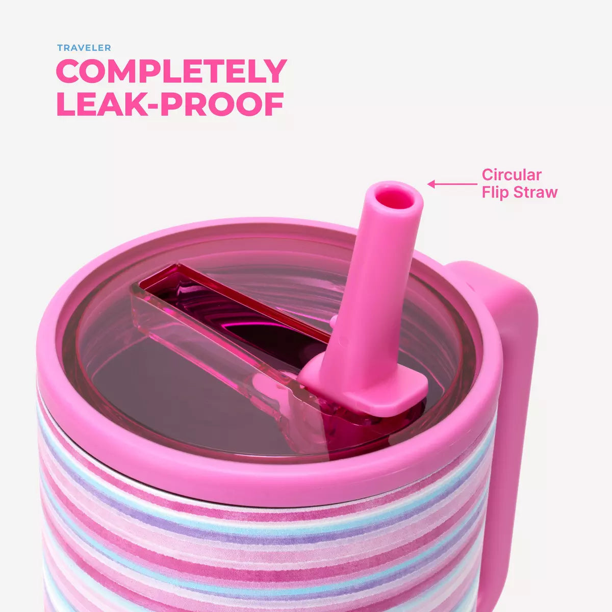 Pink Horizon Traveler Tumbler