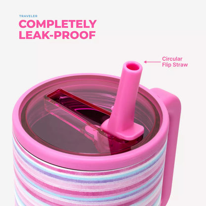 Pink Horizon Traveler Tumbler