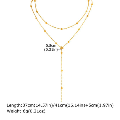 Trace Lariat Necklace
