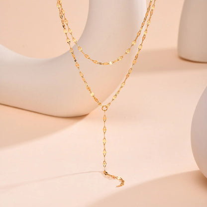 Trace Lariat Necklace