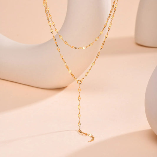 Trace Lariat Necklace