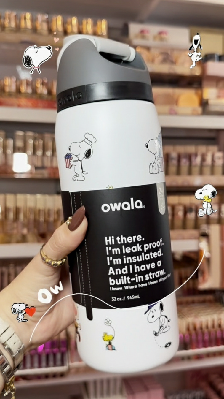 Snoopy 32oz FreeSip Water Bottle