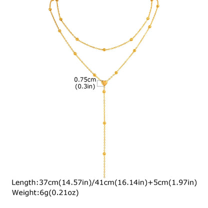 Trace Lariat Necklace