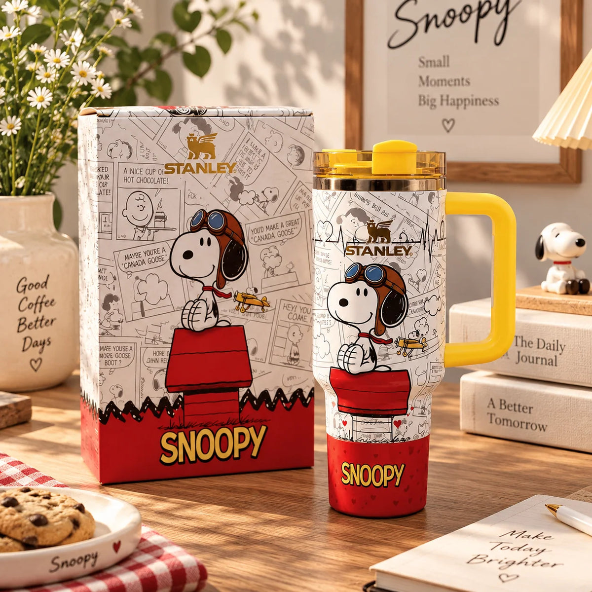 Snoopy Flying Ace 40oz Tumbler