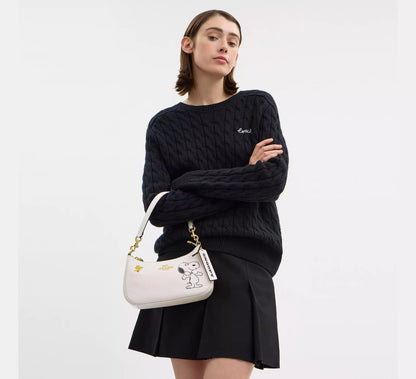 Peanuts Teri Shoulder Bag With Snoopy