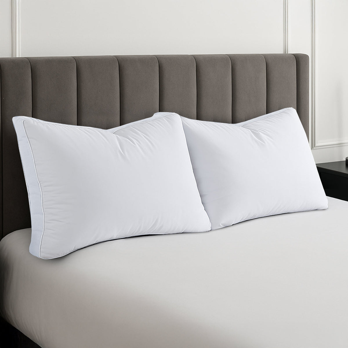 Gusseted Bed Pillows, Set of 2 (Queen or King)