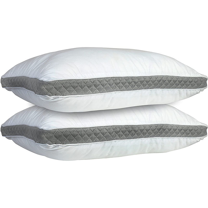 Gusseted Bed Pillows, Set of 2 (Queen or King)
