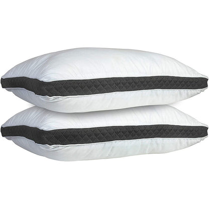 Gusseted Bed Pillows, Set of 2 (Queen or King)