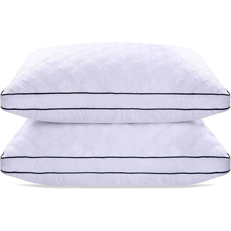 Gusseted Bed Pillows, Set of 2 (Queen or King)