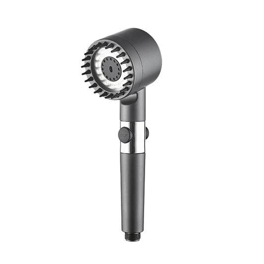 Handheld Shower Head with Multiple Spray Modes and Stop Button