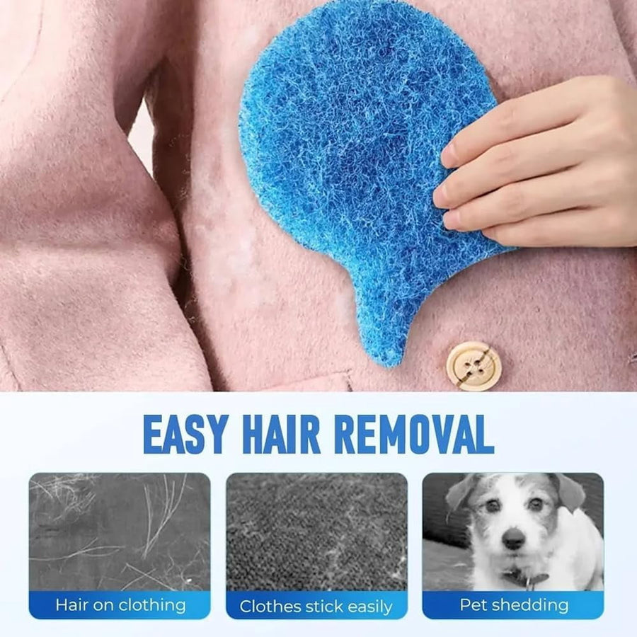 Wipe fur off by hand, too