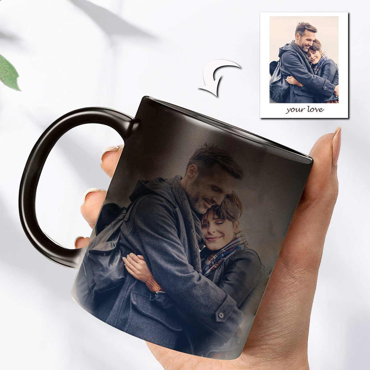 Personalized Photo Reveal Color Changing Mug